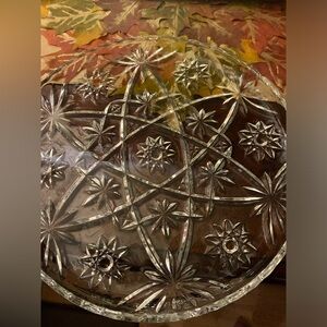 Anchor Hocking Star of David Platter